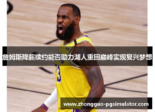 詹姆斯降薪续约能否助力湖人重回巅峰实现复兴梦想